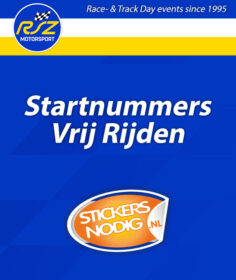 Startnummers Vrij Rijden