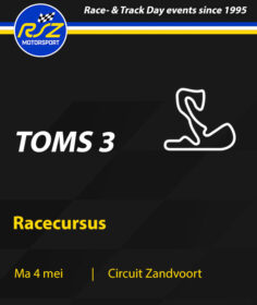 TOMS 3 - 4 mei Zandvoort 2026