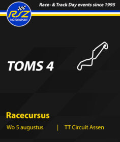 TOMS 4 - 5 augustus Assen 2026